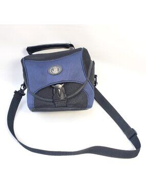 Fellowes Body Glove Camera Bag Padded with Shoulder Strap Pockets Blue Black